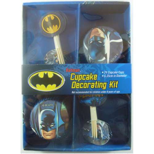 Batman Cupcake Decorating Kit - Click Image to Close